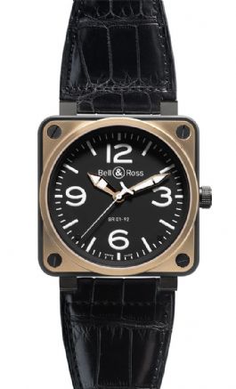 Bell & Ross. BR 01-92 Automatic Pink Gold and Carbon
